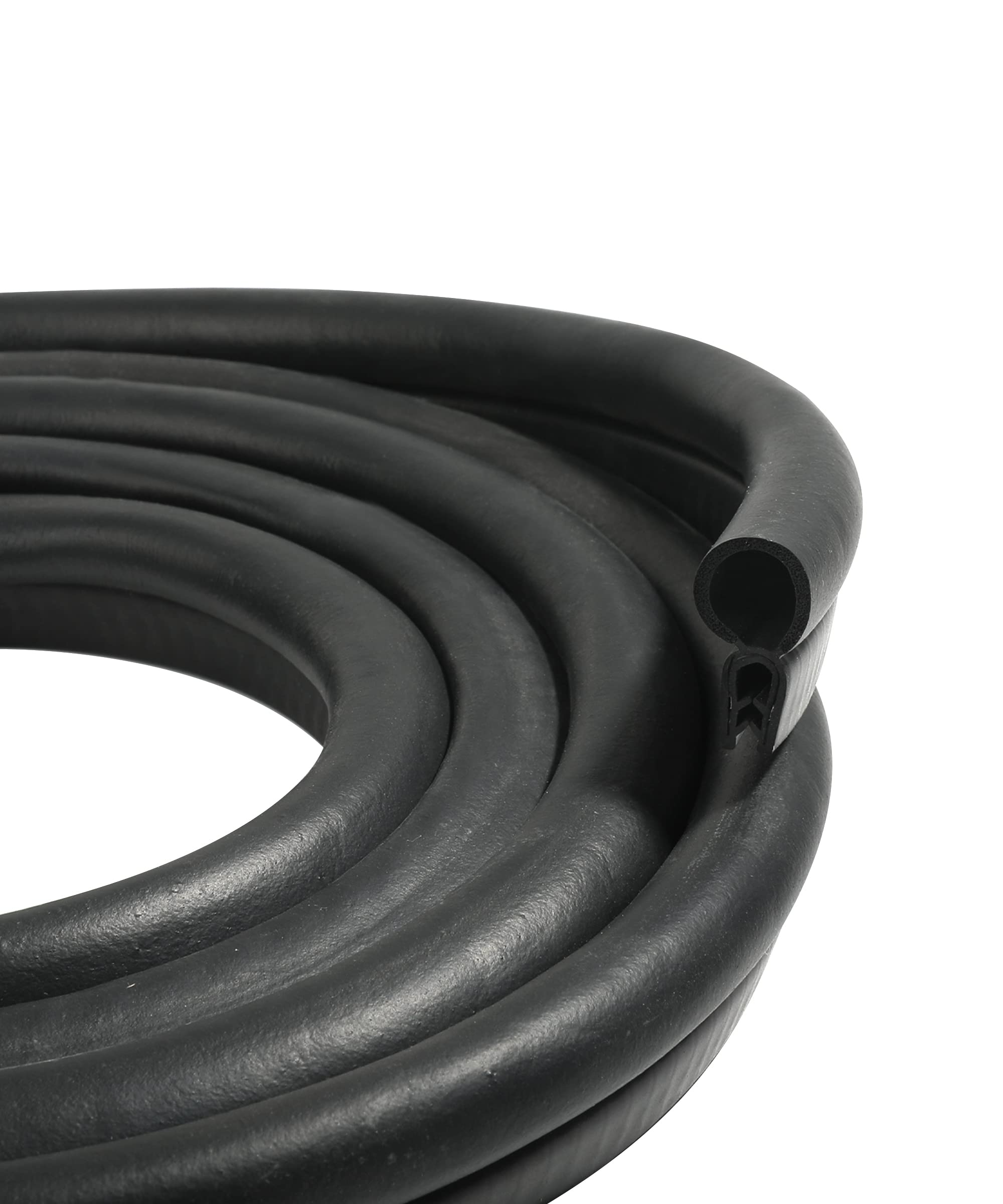 ESEWALAS 10Ft/20Ft Car Door Rubber Seal Strip with Top Bulb,Rubber Weather Seal,Automotive Weather Stripping Soundproofing Edge Guard Trim for Cars, Boats,RVs,Trucks and Home Applications (10 Feet)