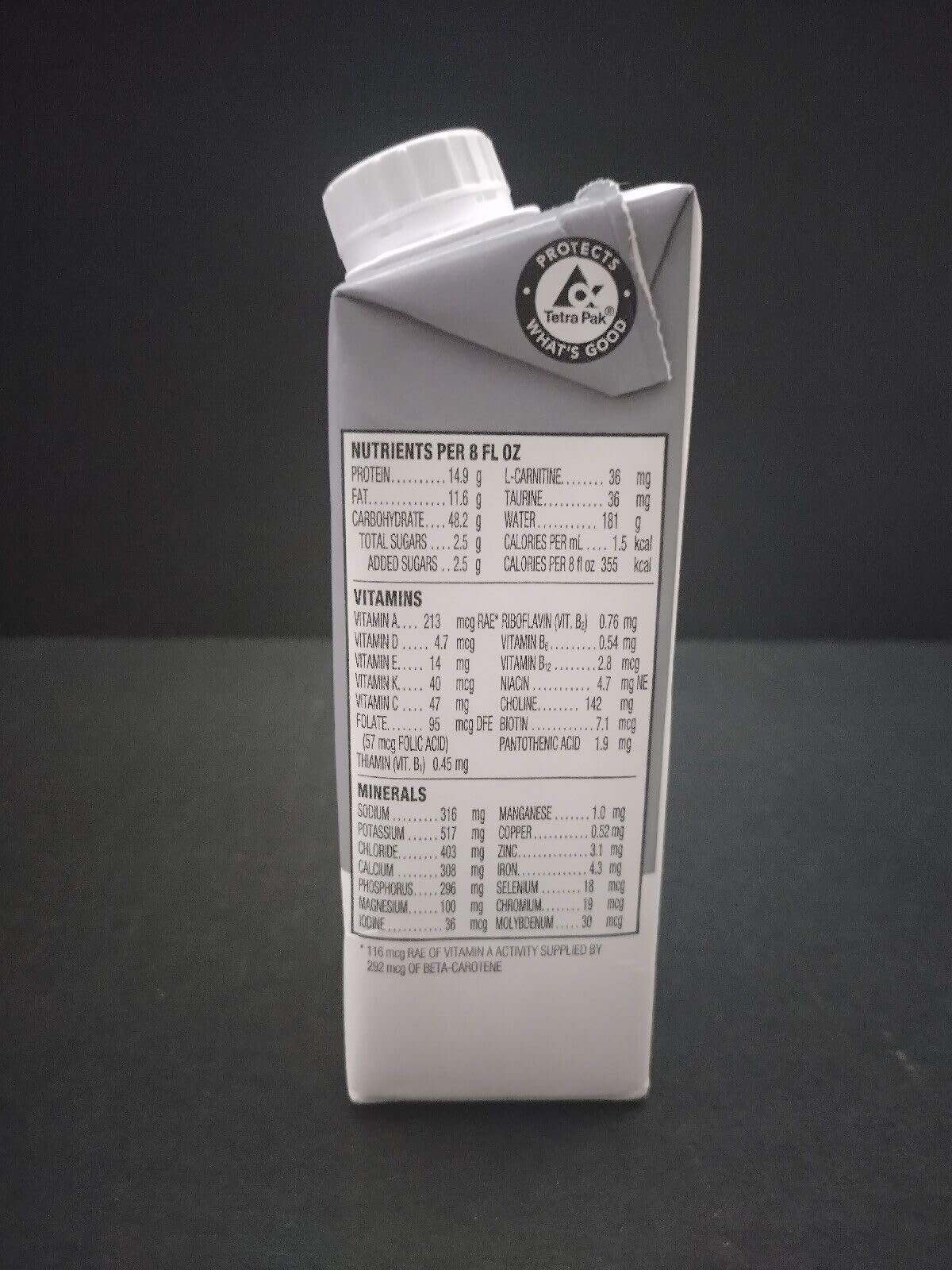 1.5 Cal Unflavored High-Protein High-Calorie Nutrition 8 oz Cans - Case of 24 Model 57469 product thumbnail 5