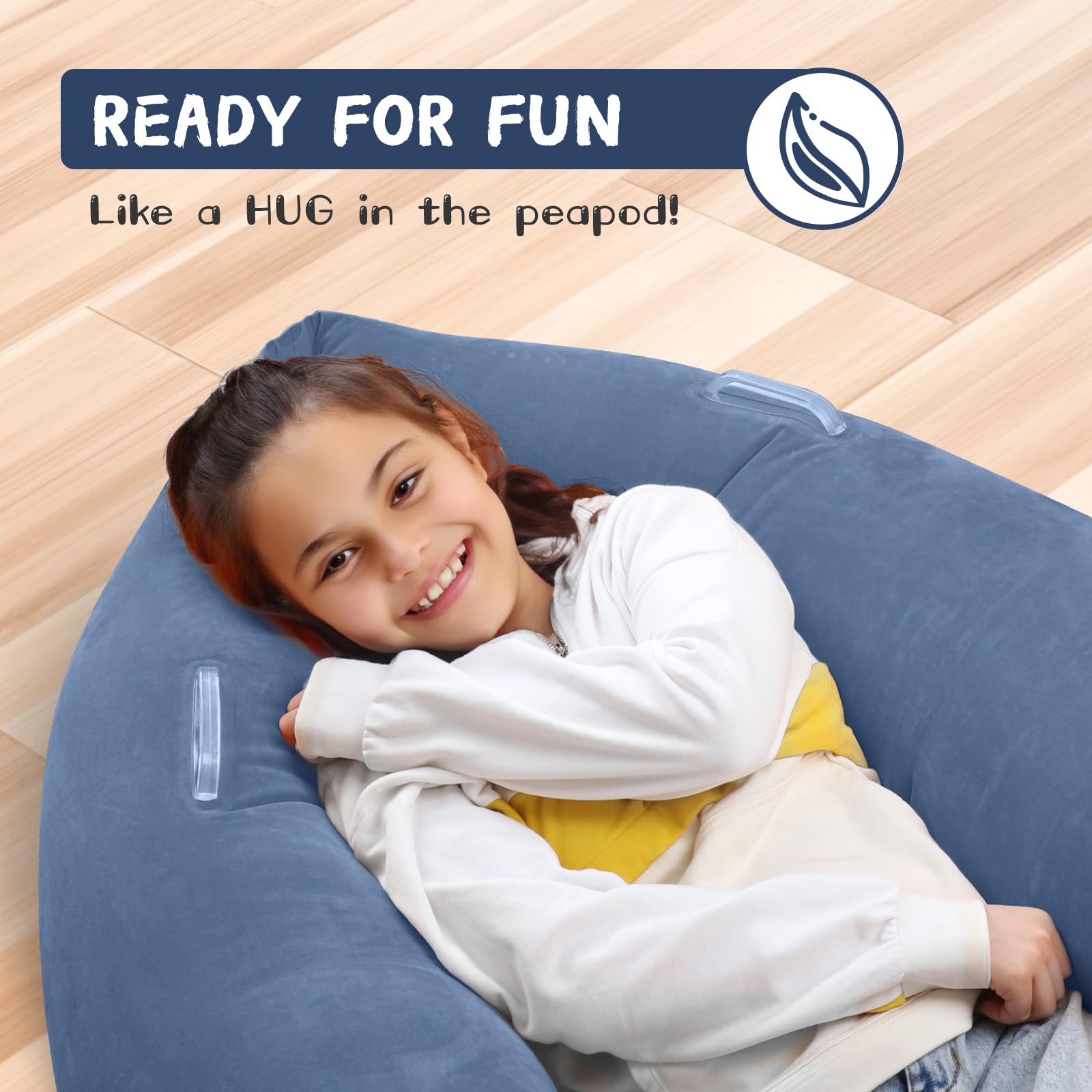 Silla sensorial: cápsula sensorial inflable para autismo para niños a partir de 3 años, proporciona terapia de alivio sensorial, incluye bomba de aire