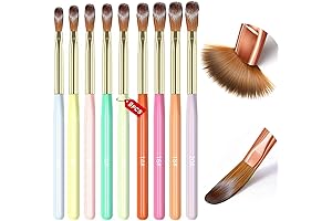 Professional 9-Piece Acrylic Nail Brush Set for Flawless Designs