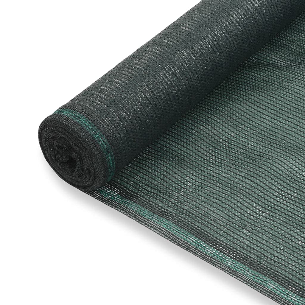 Pantalla para tenis verde de 1x50 metros en rollo de HDPE transpirable