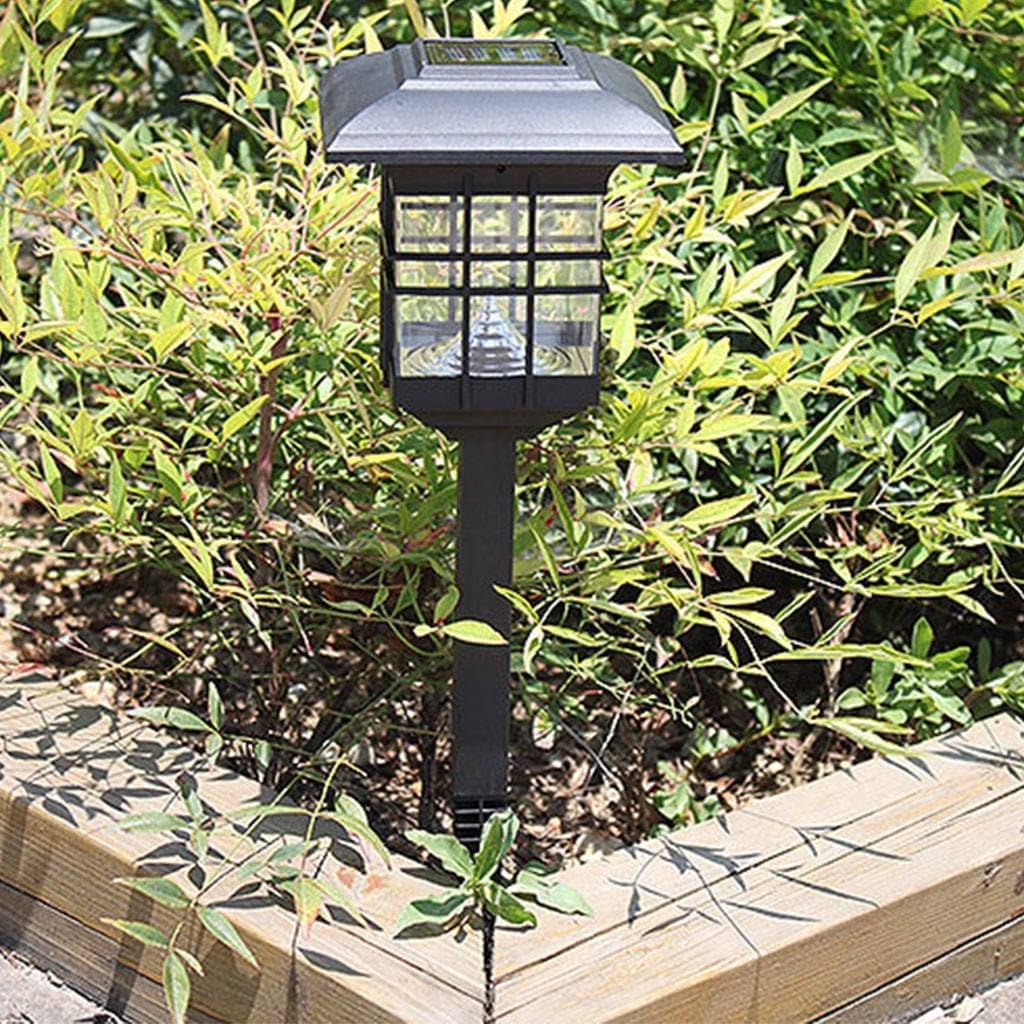 Outdoor Waterproof Garden All in One Solar Dual Function Pillar Lamp for Road Pathway Plazza Landscape Courtyard