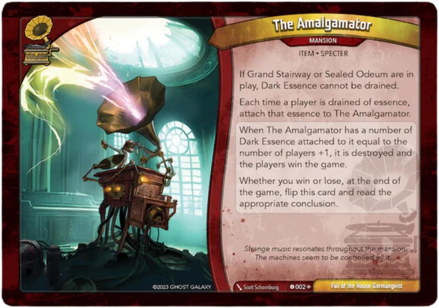 KeyForge Adventures: Fall of House Gormangeist - A Mysterious Multiplayer Scenario EXPANSION! Cooperative Card Game for Kids and Adults, Ages 10+, 1-3 Players, 30-45 Min Playtime, Made by Ghost Galaxy