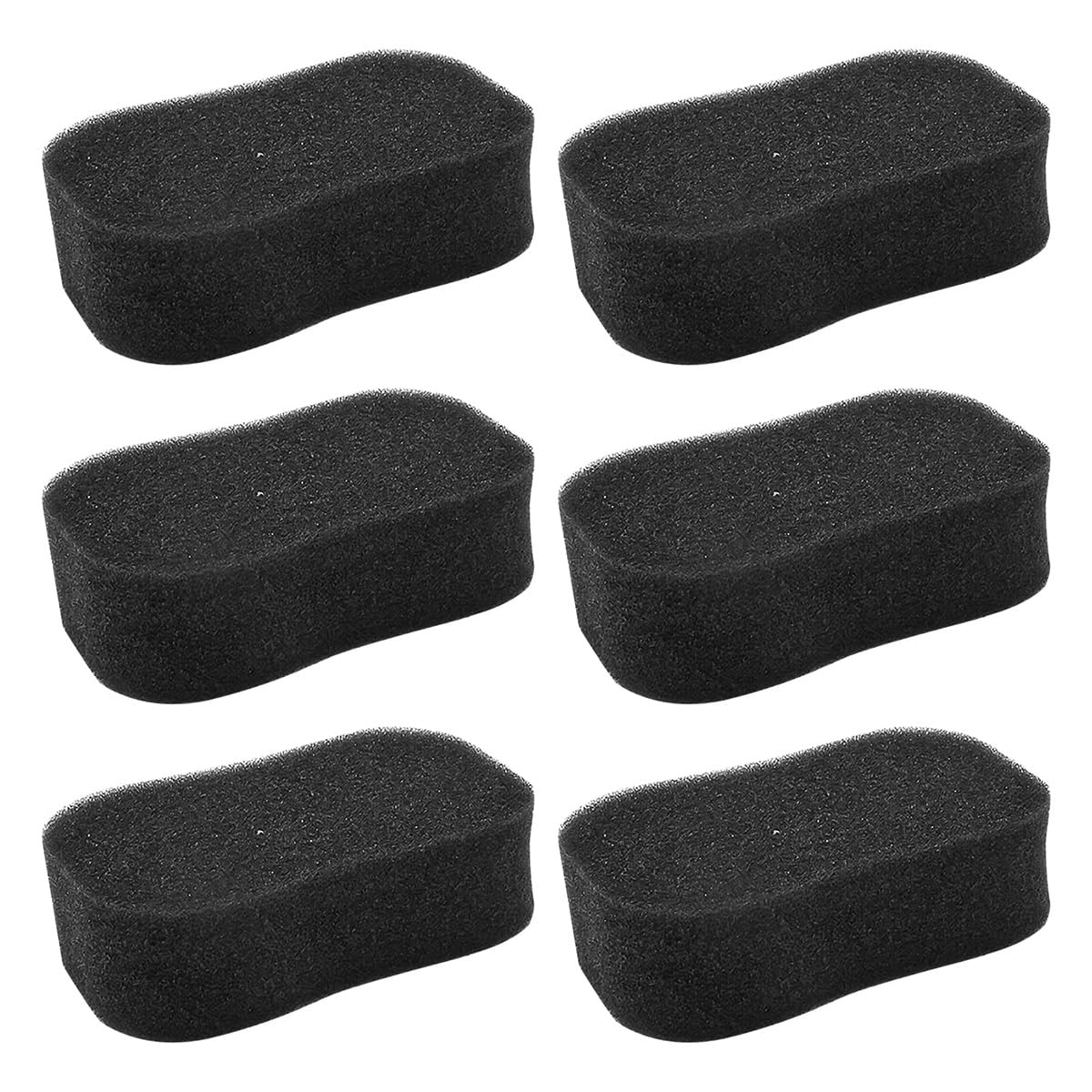 Lot de 6 éponges de toilettage pour Chevaux pour Le Nettoyage et l'épilation du Pelage du Cheval Éponge Noire pour Le Corps du Cheval pour Le Bain et Le toilettage
