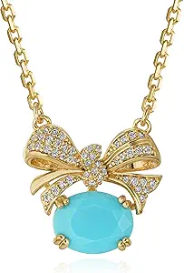 Fettero Gold Necklace for Women - 14K Plated Dainty Gold Necklaces Cute Charm Pendant Trendy Necklaces for Women Jewelry