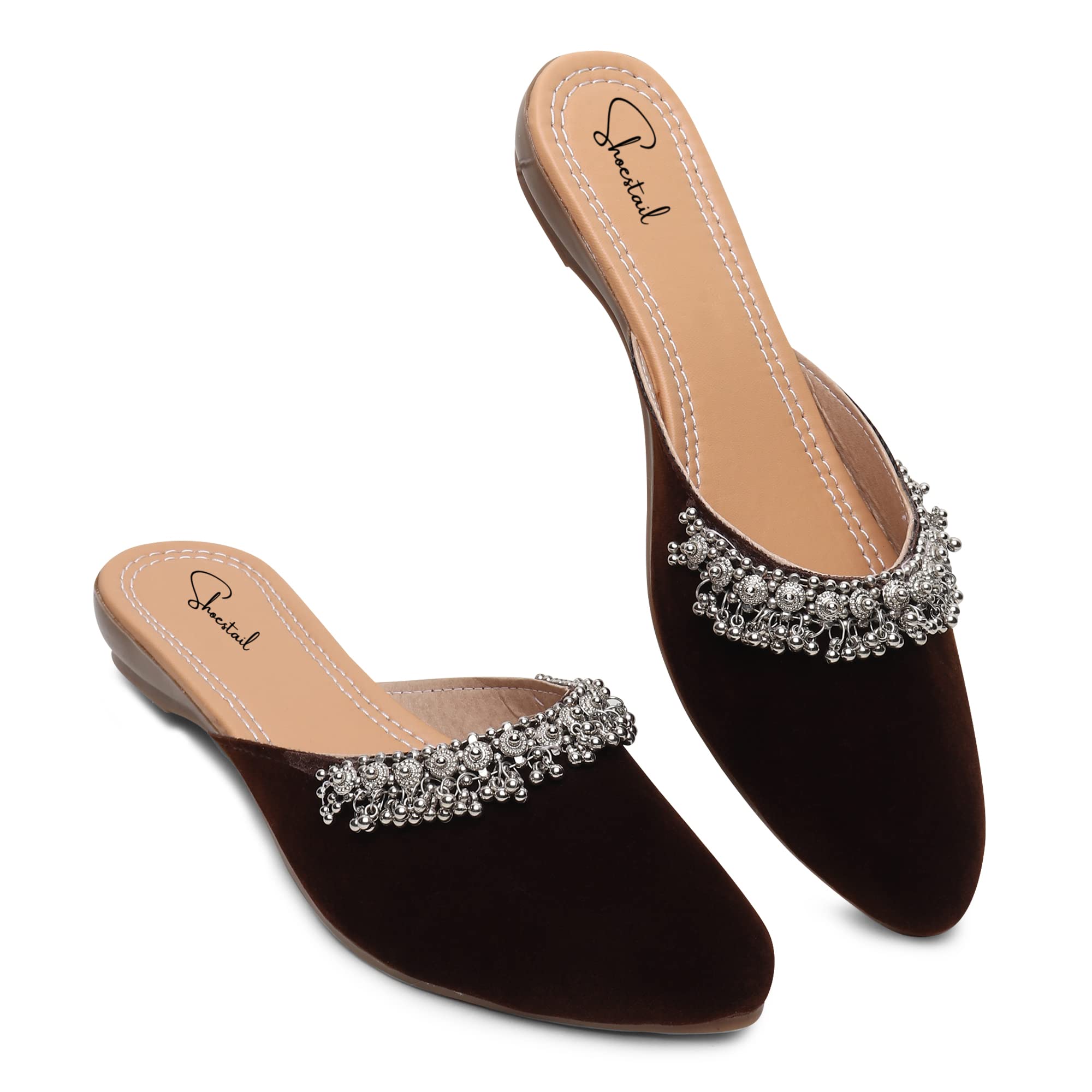Casual | Latest Collection | Comfortable Stylish Solid Flats Slip-On Bellies & Ballerina for Womens & Girls-image-35