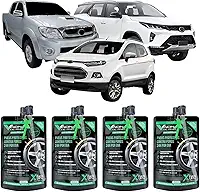 Xtire Vacina de Pneu Auto, Selante Antifuro para 4 Pneus, para Carros de Passeio, Hatch e Sedan, 275ml (VSUVPOUCH04UN-MKT, Caminhonetes/SUV/PICKUP, VSUVPOUCH04UN-MKT)