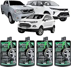 Xtire Vacina de Pneu Auto, Selante Antifuro para 4 Pneus, para Carros de Passeio, Hatch e Sedan, 275ml (VSUVPOUCH04UN-MKT, Caminhonetes/SUV/PICKUP, VSUVPOUCH04UN-MKT)