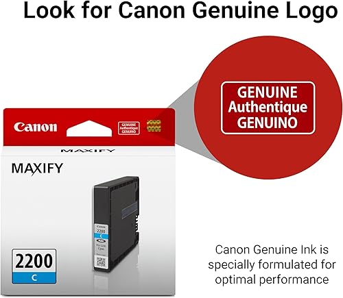 Miniatura 5 de Canon PGI-2200 Depósito de tinta cian original, compatible con impresoras IB4120, MB5420, MB5120, IB4020, MB5020 y MB5320