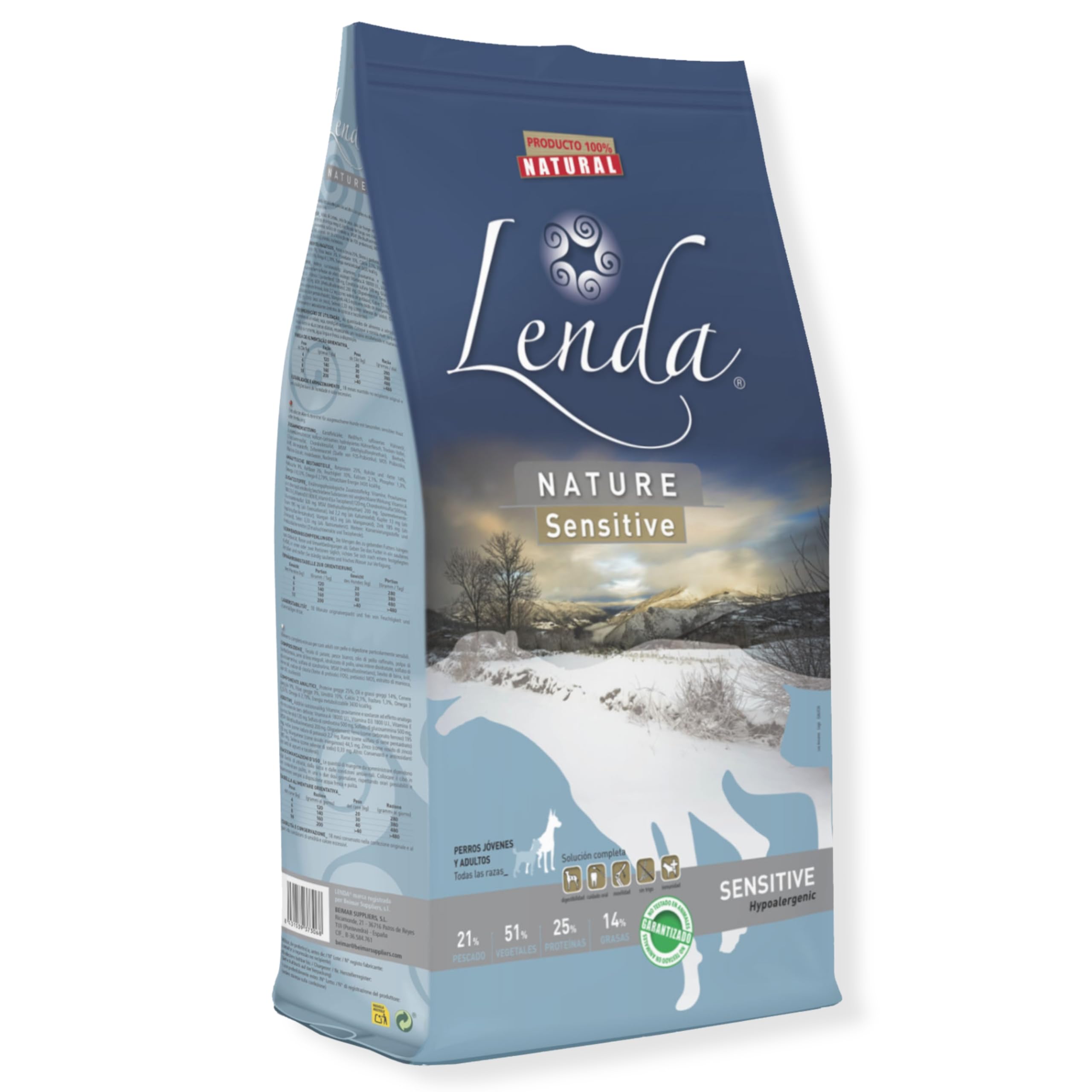 Lenda Nature GF ipoallergenico – 12000 g