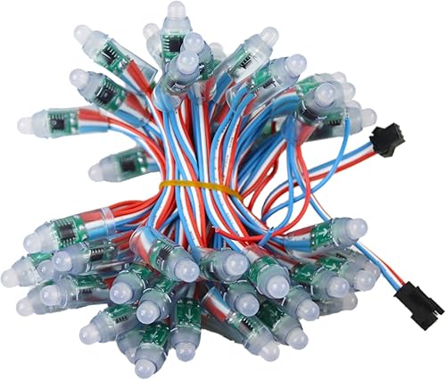 odlamp WS2811Dream Color RGB cambiante enfrentable LED pixel Cadena 12mm de DC5V impermeable para fiesta de Navidad de luz Publicidad Junta