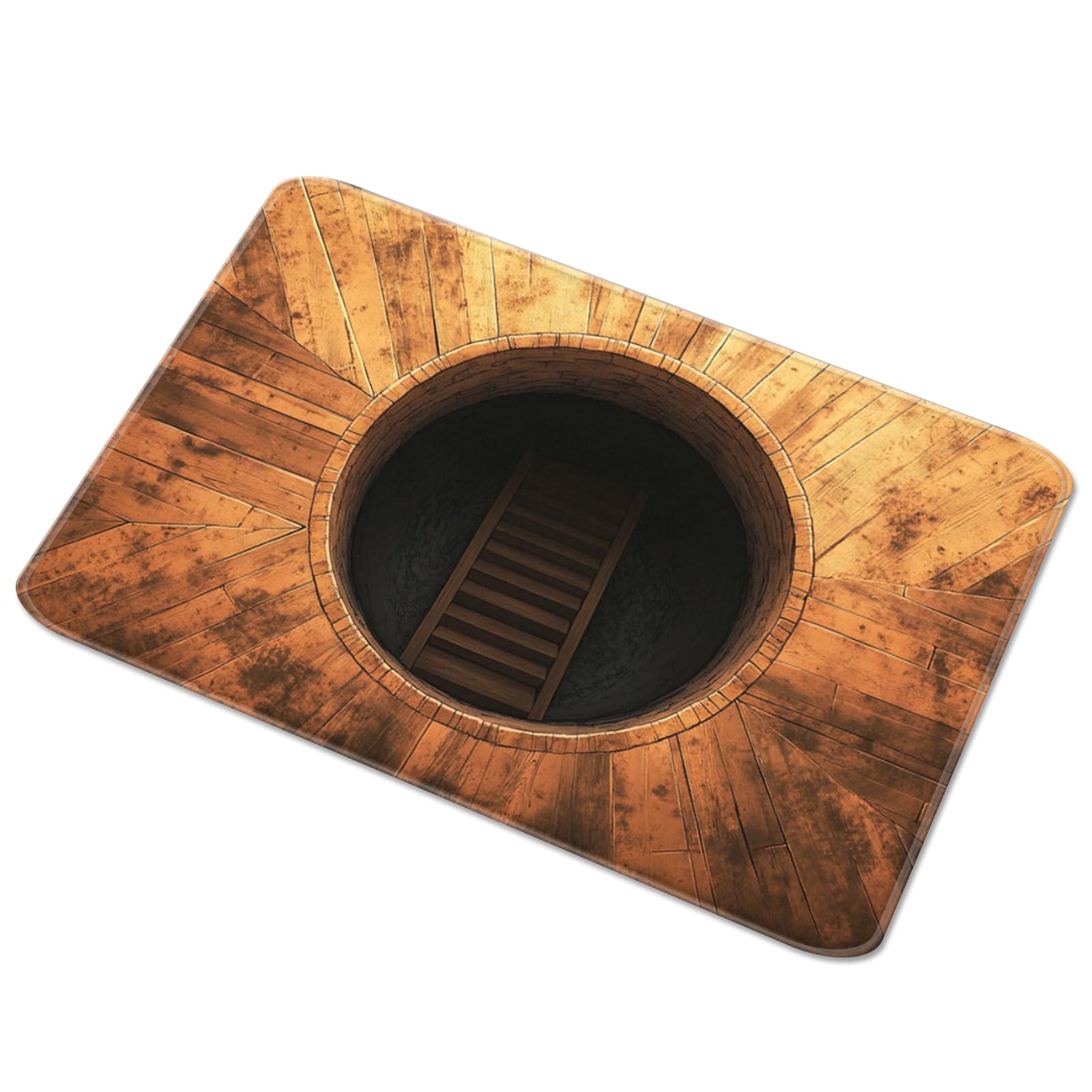 Paillasson à motifs zone de douche tapis absorbant l'eau terrestre