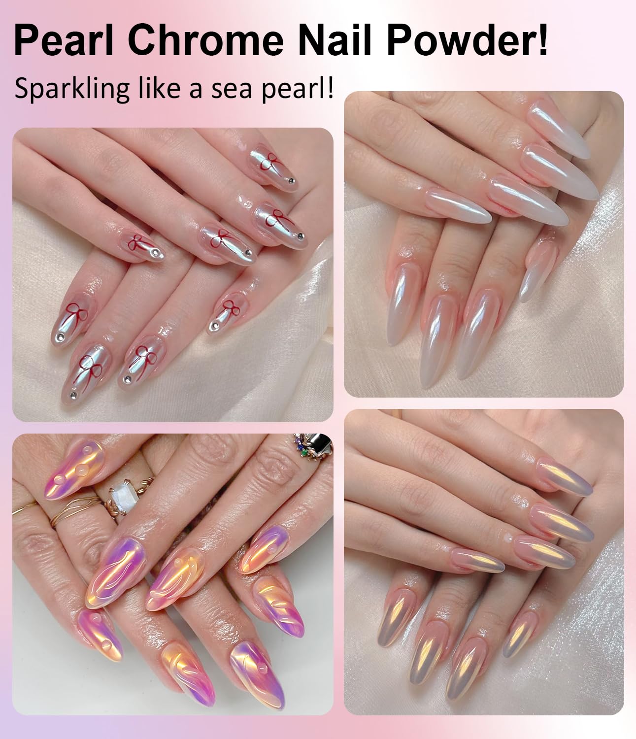 BISHENGYF Pearl Chrome Nail Powder - Image 2