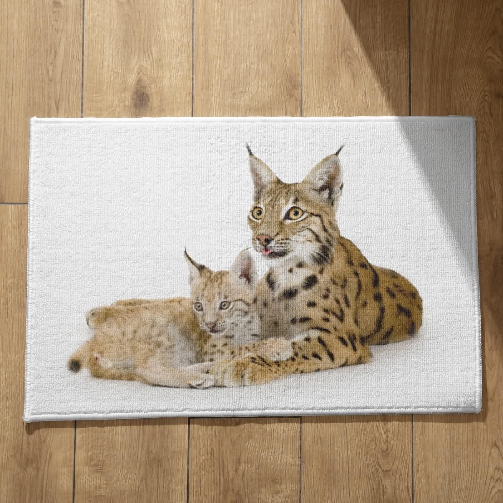 Tapis léopard antidérapant 50x80cm au style sauvage unique