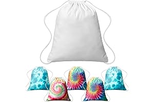 DIY Tie Dye Drawstring Bag Backpack Party Favor