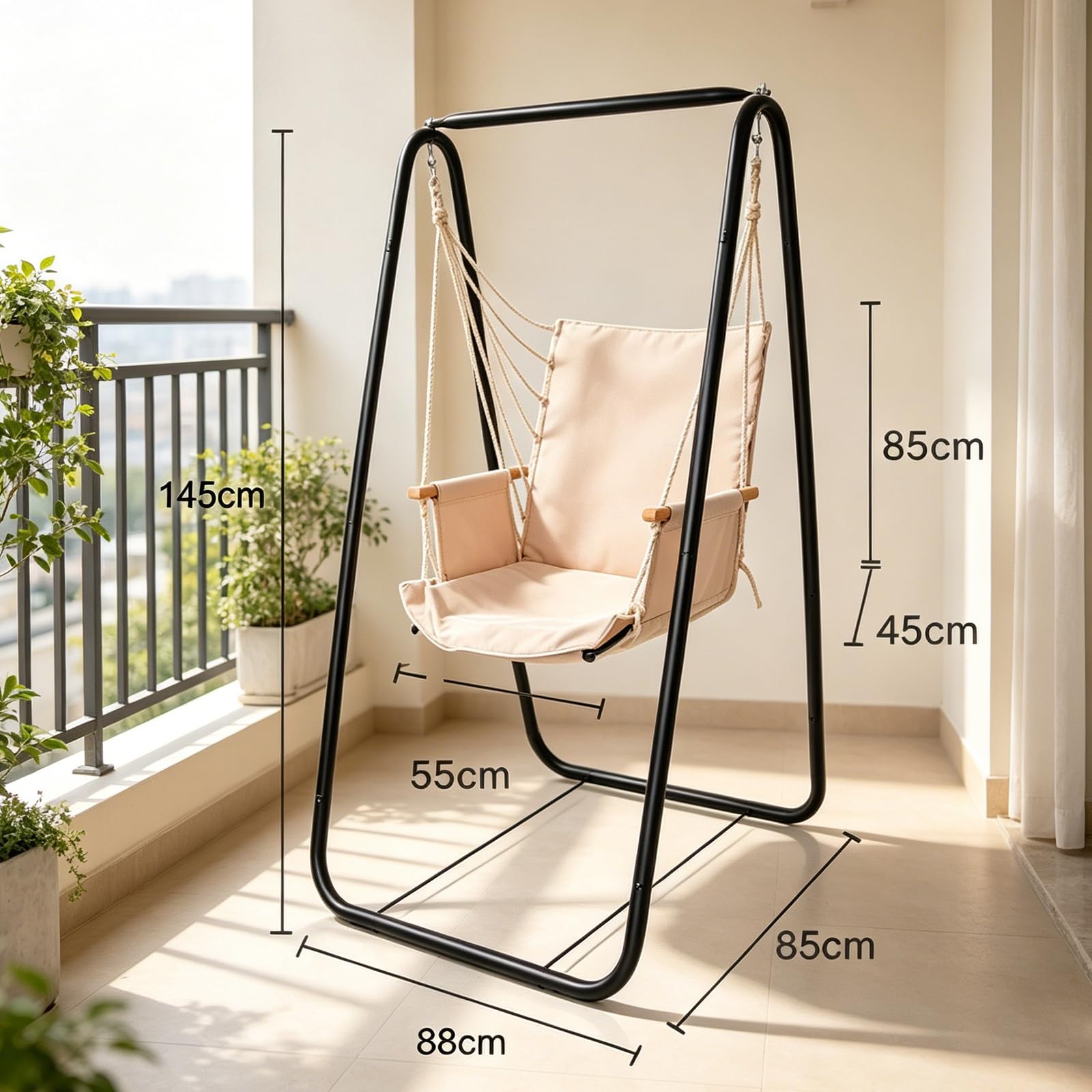Supporto per sedia sospesa – 100 kg