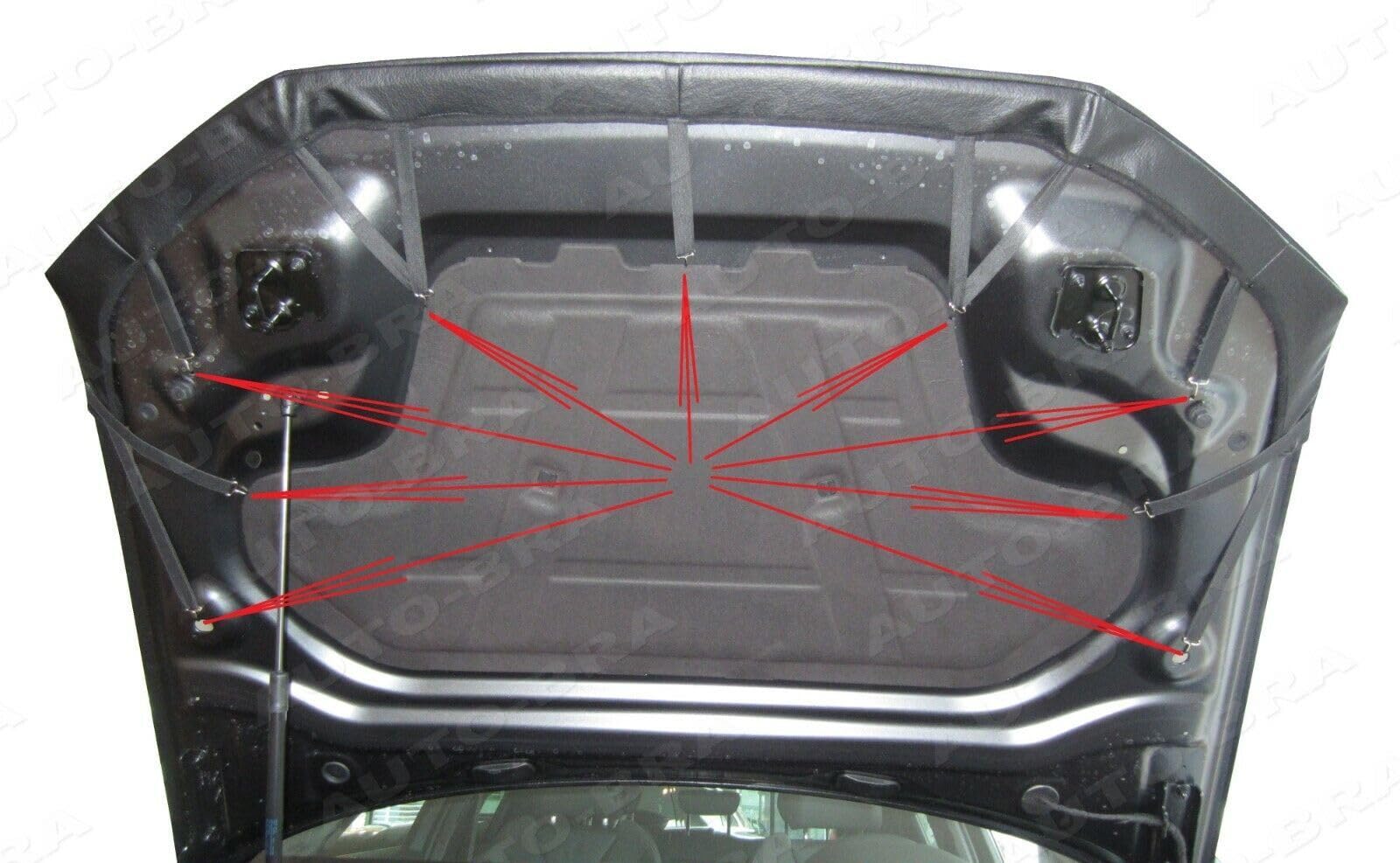 Front Hood Cover Mask Bonnet Bra Protector Black Fits Audi Q3 8U SUV 2015-2018 | Canada - View #3