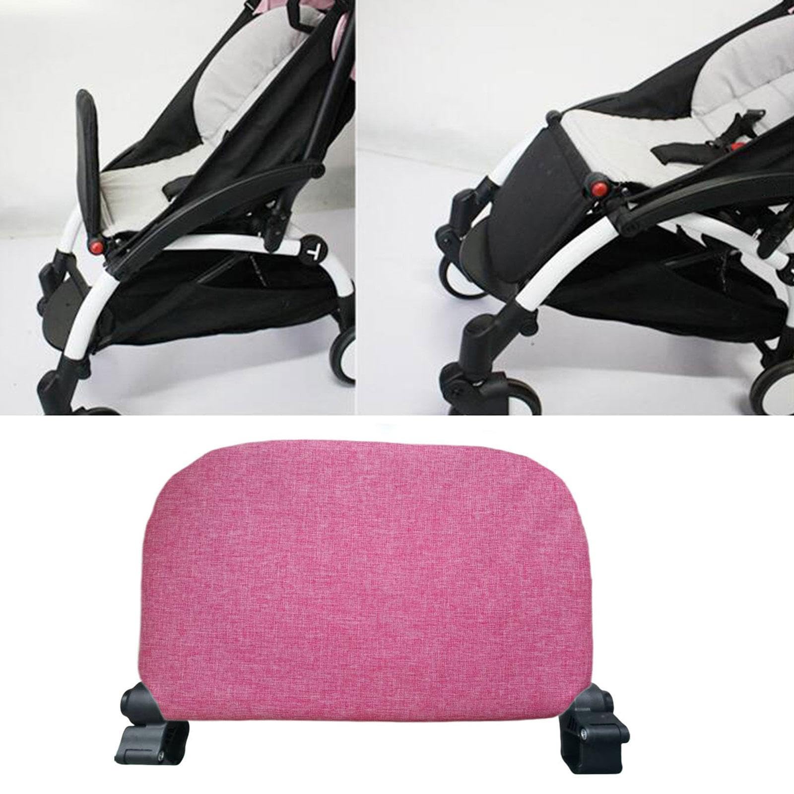 ATORSE Stroller Footrest Portable Seat Extension Board Detachable 21cm Extend Board Pink - Image 5 thumbnail