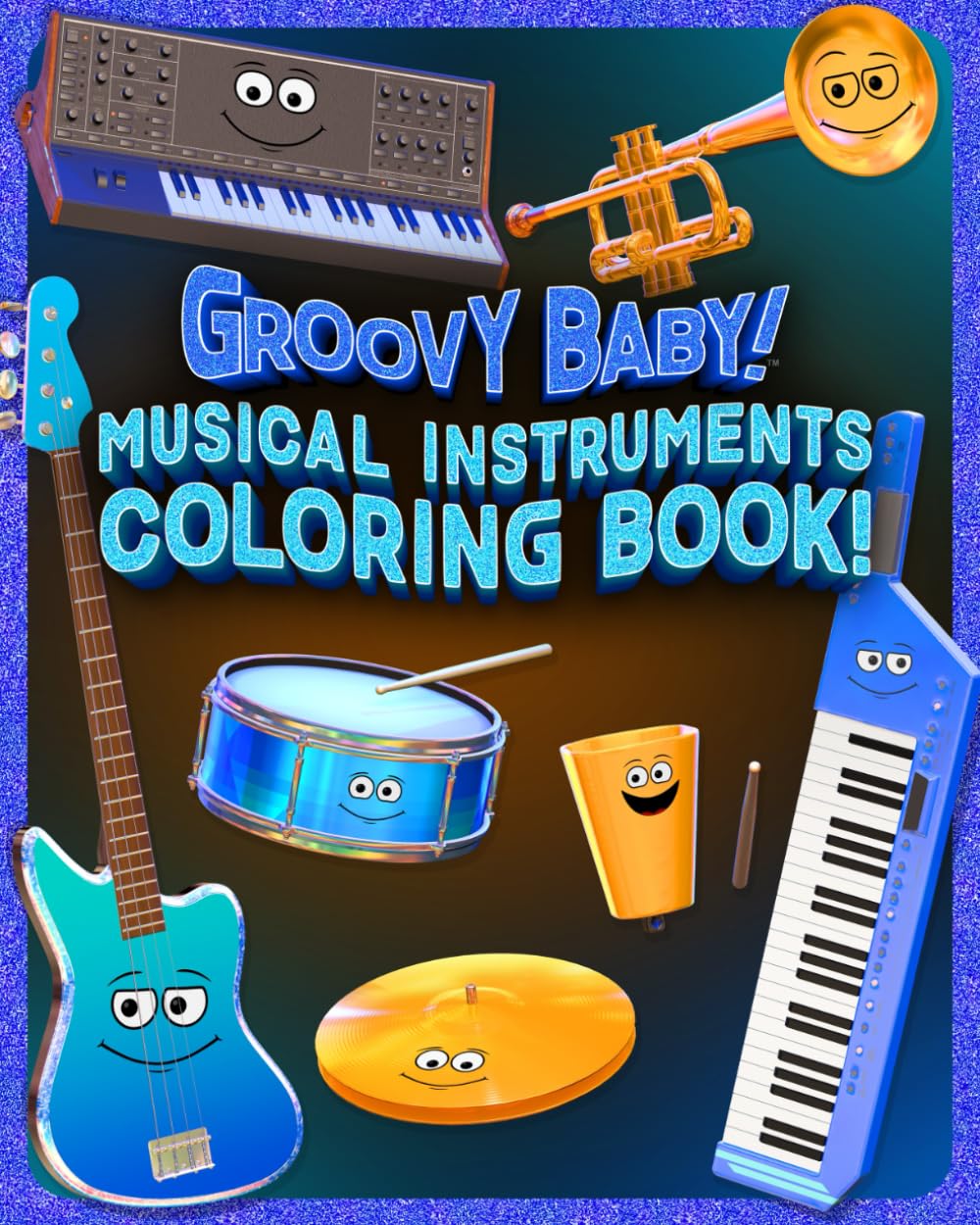 Groovy Baby Musical Instruments Coloring Book!