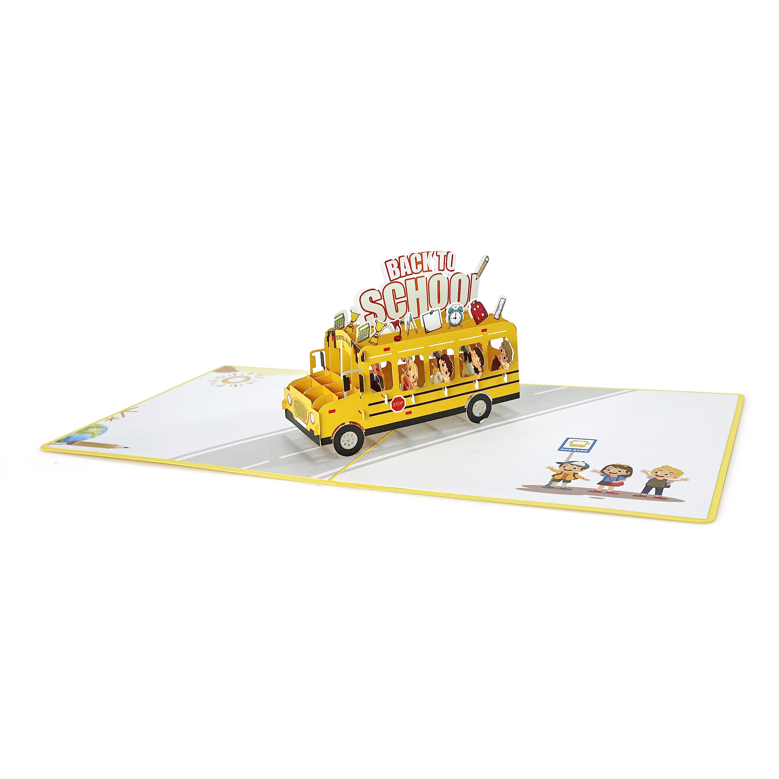 HAPPY GIFTERS Party Bus Pop Up Birthday Card – 3D Birthday Card – Popup Birthday Card – Popup Cards Birthday – Birthday Pop Up Cards For Women, Men, Kids – Pop Up - View #5