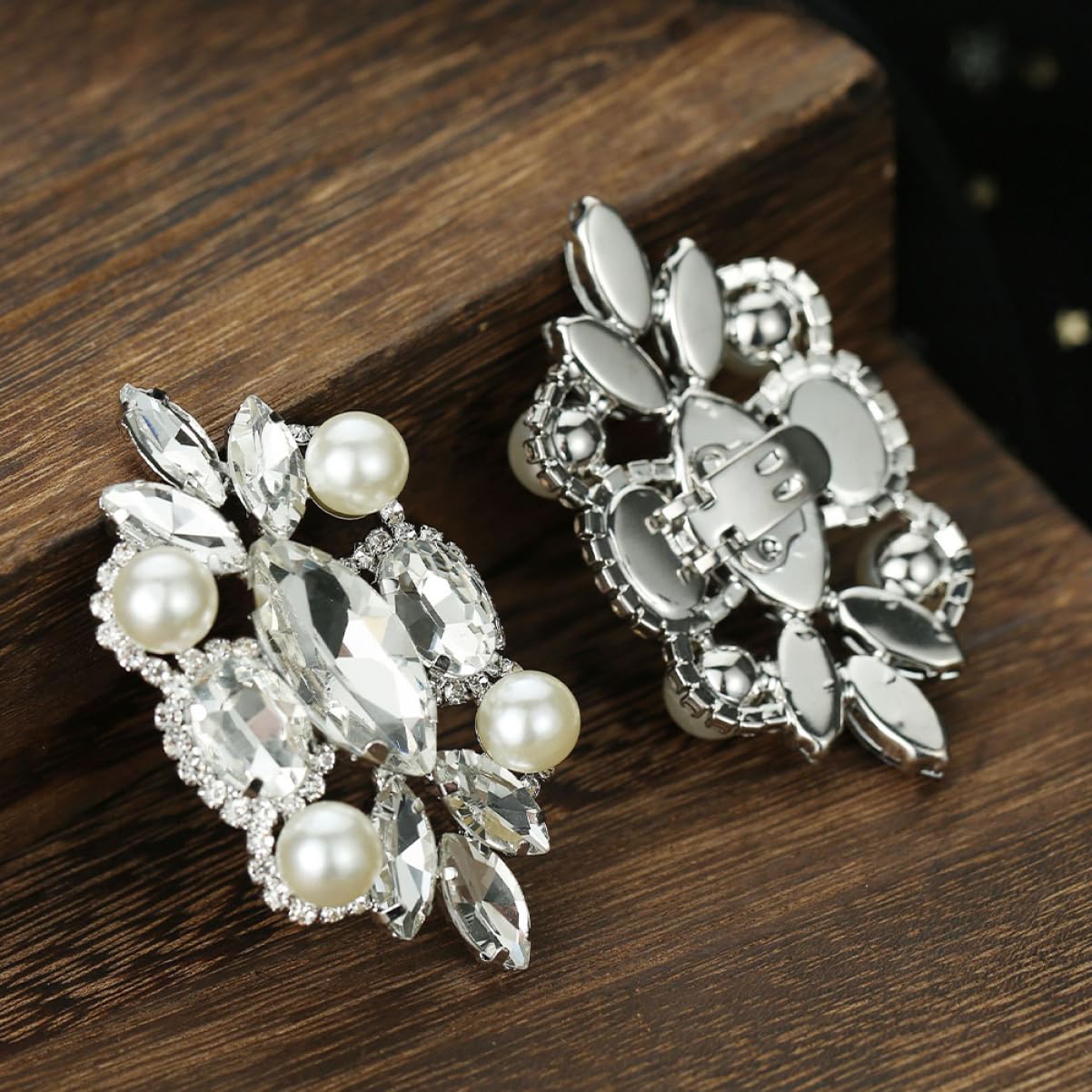 VALICLUD Fibbia Per Scarpe Da Sposa Scarpa Fibbie Per Scarpe Con Strass Fermagli Per Scarpe Da Donna Ciondoli Per Scarpe a Fiori Clip Per Scarpe Gioielli Per Scarpe Fai Da Te Abs