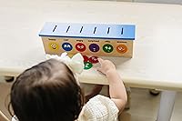 Vista 8 de SOLOBO Emotions Coin Drop Identifica sentimientos, aprendizaje socioemocional, recursos de aprendizaje preescolar, emociones para niños pequeños