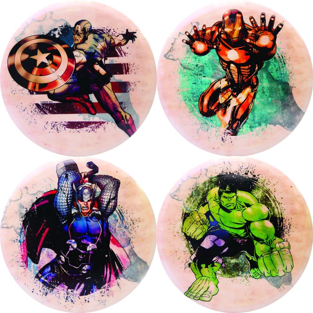 Dynamic Discs Marvel Avengers DyeMax Mini Fuzion Judge Disc Golf Mini Marker Disc