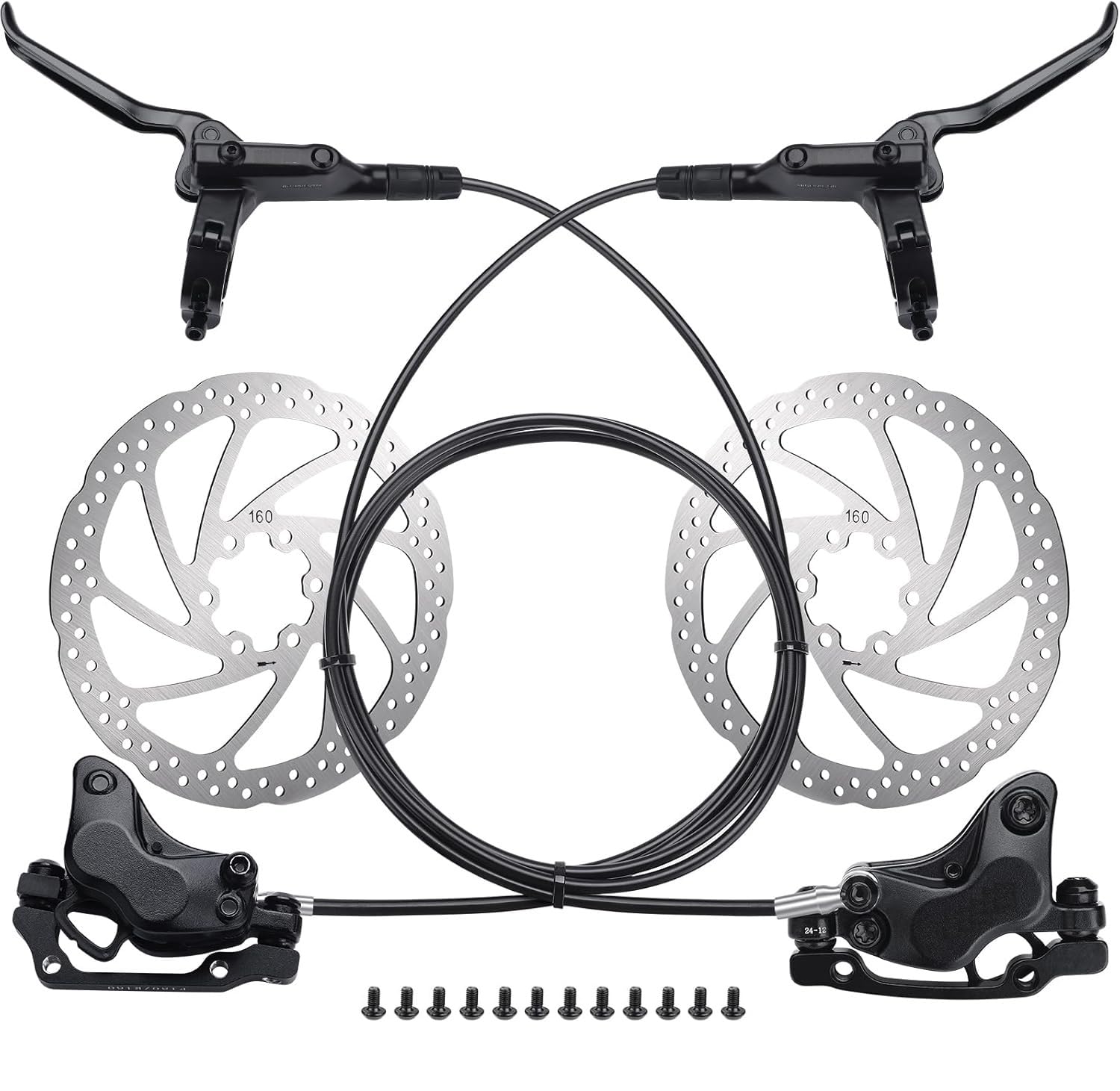 Leosportz Hydraulic Break Set for Cycle - Bicycle Break Set for