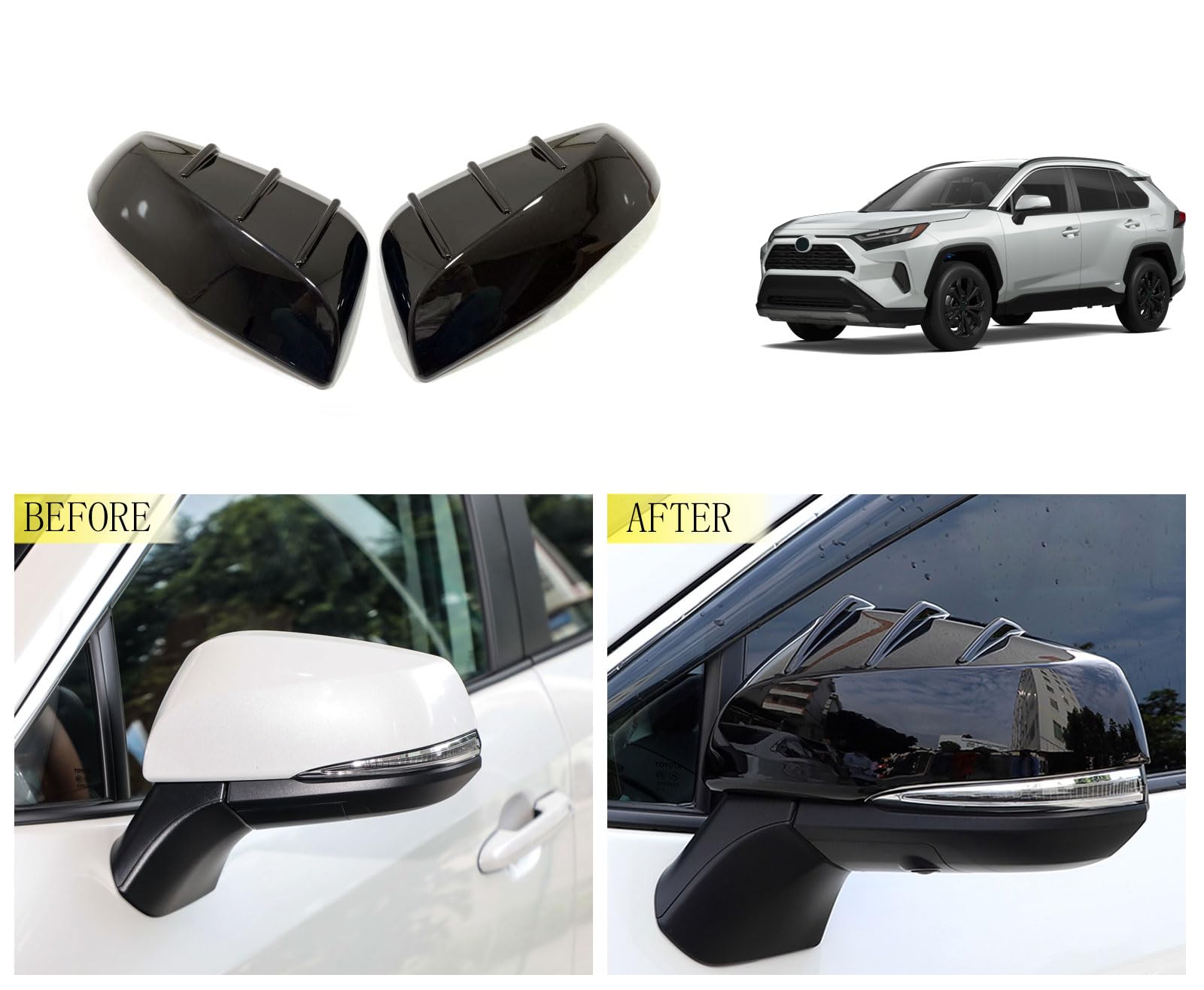 Amazon | DILAGULOトヨタ RAV4 5代目 2019年4月～XA50型に適合 サイド