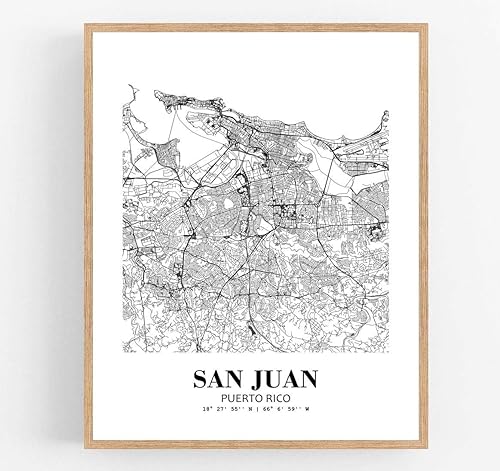 Eleville 8X10 Unframed San Juan Puerto Rico City View Abstract