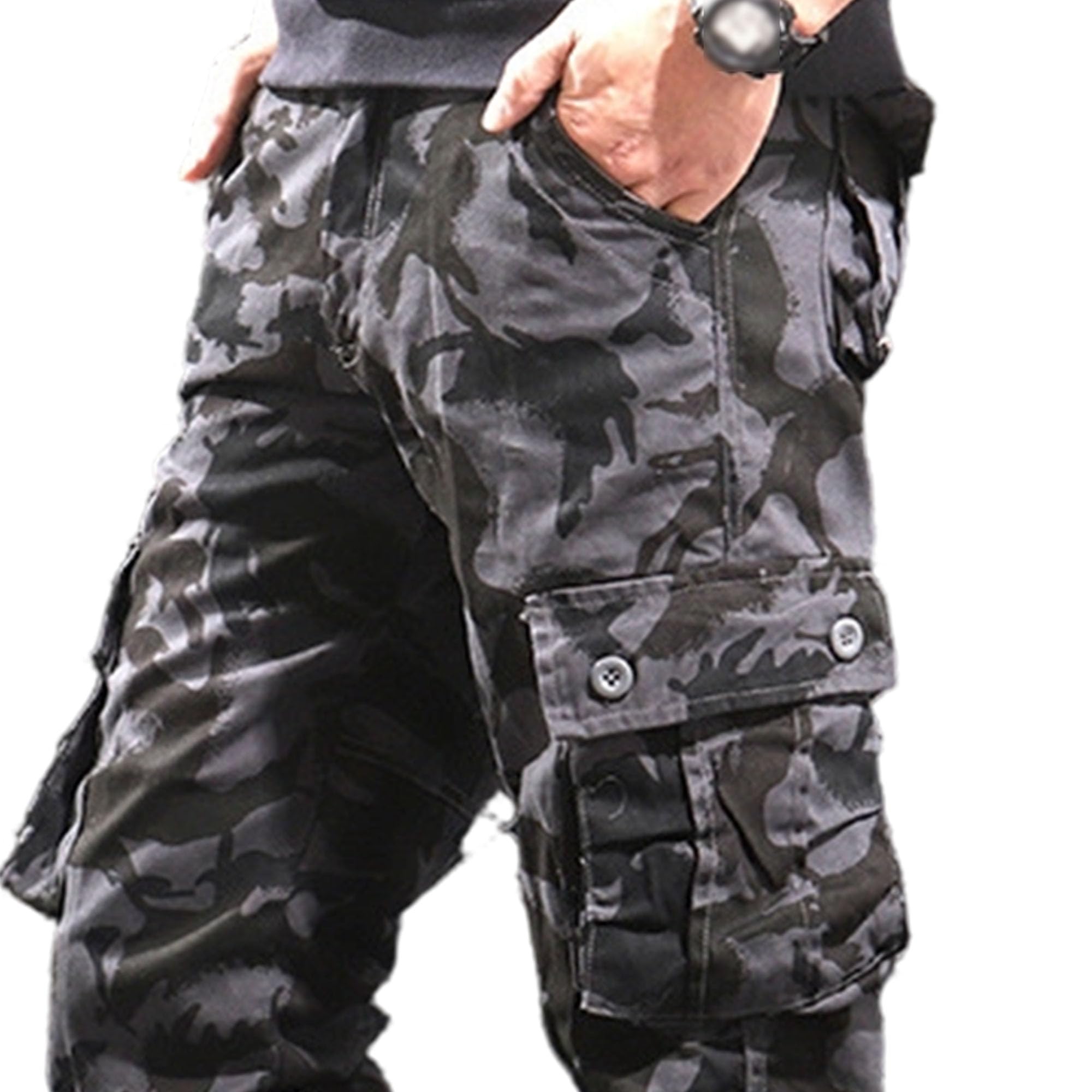 Cargohose für Herren, Camouflage, leicht, taktische Hose