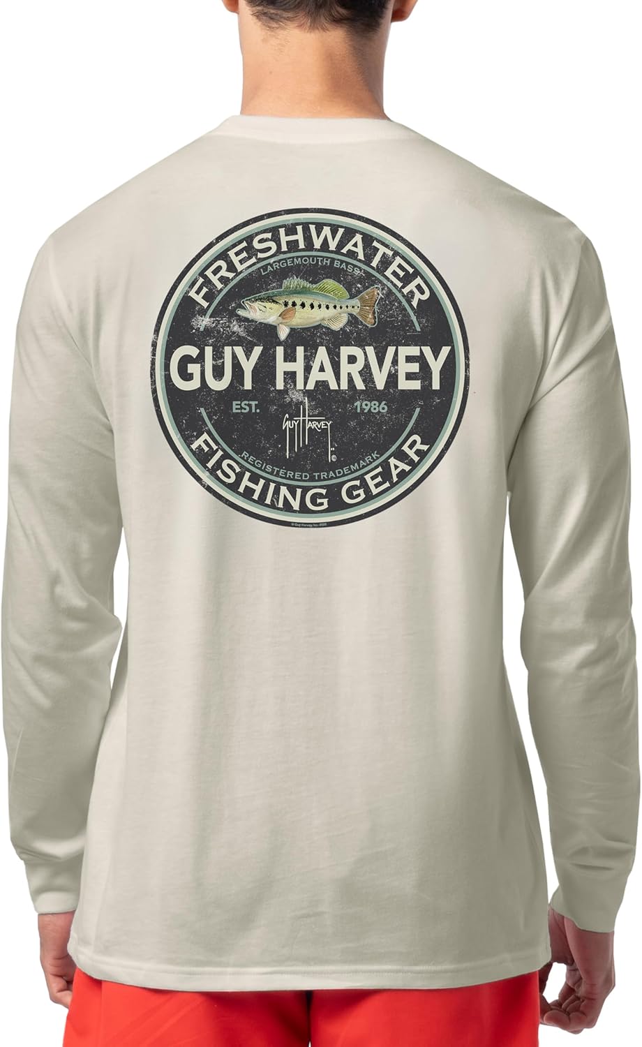 Guy Harvey Men’s HarborLite Long Sleeve T-Shirt