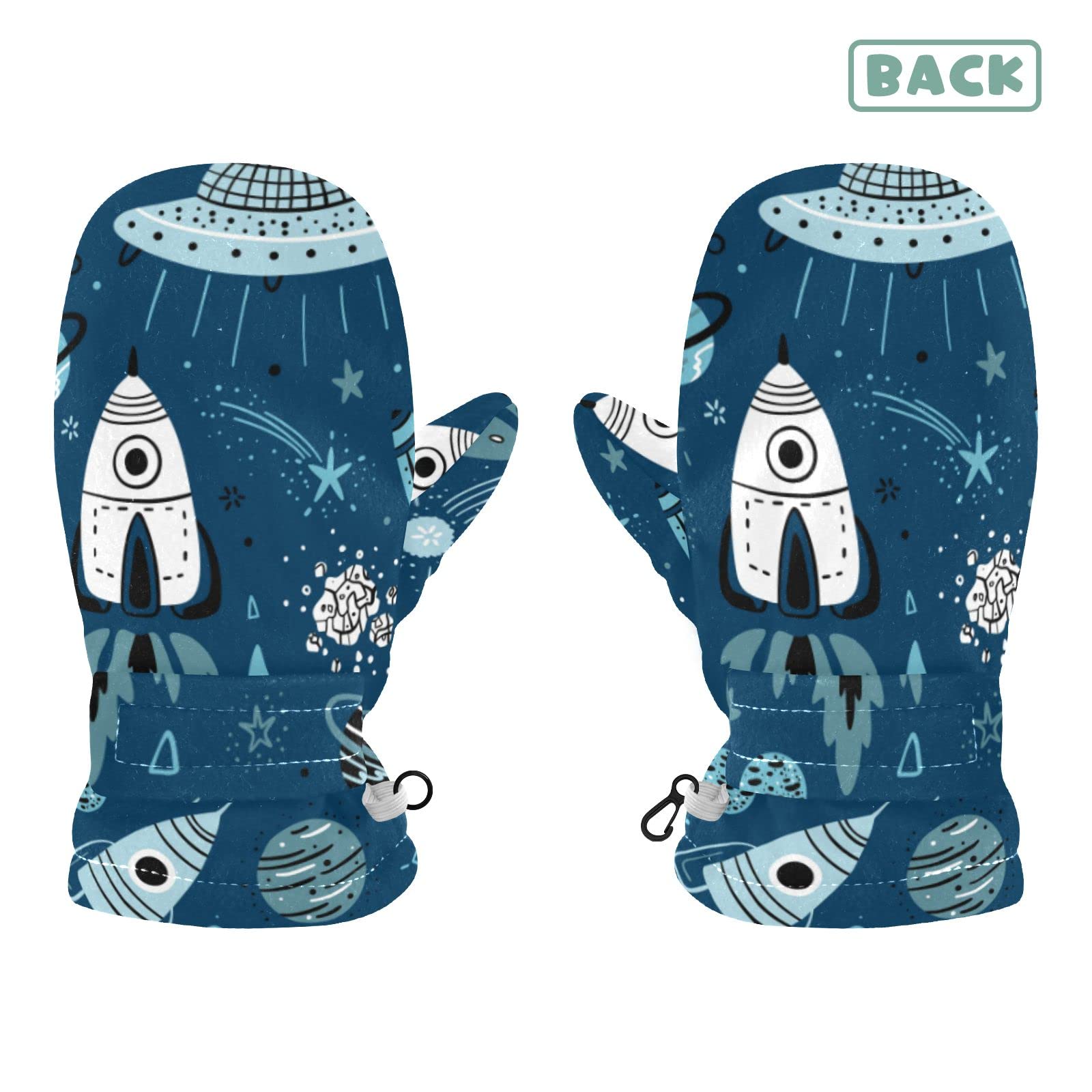 Polar Extreme Kids' Sherpa Lined Knit Glove (Black)