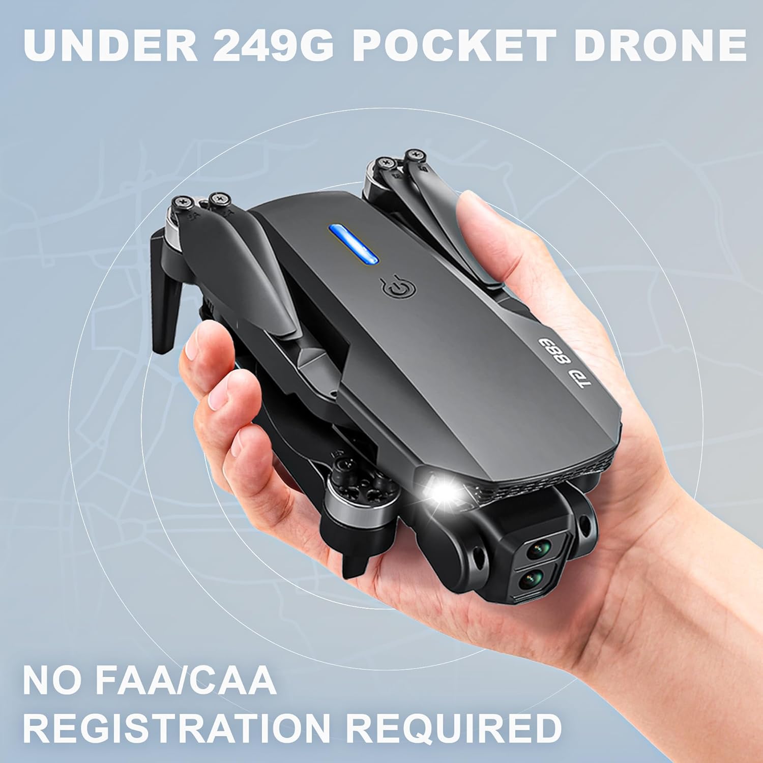 BEZGAR Drone with Camera, 4.3" Screen Remote Control Drones 1080P HD FPV RC Quadcopter, WiFi Live Video on Screen, One Key Start for Beginner, 3 Batteries, Ideal Toy Gift for Kids & Adults