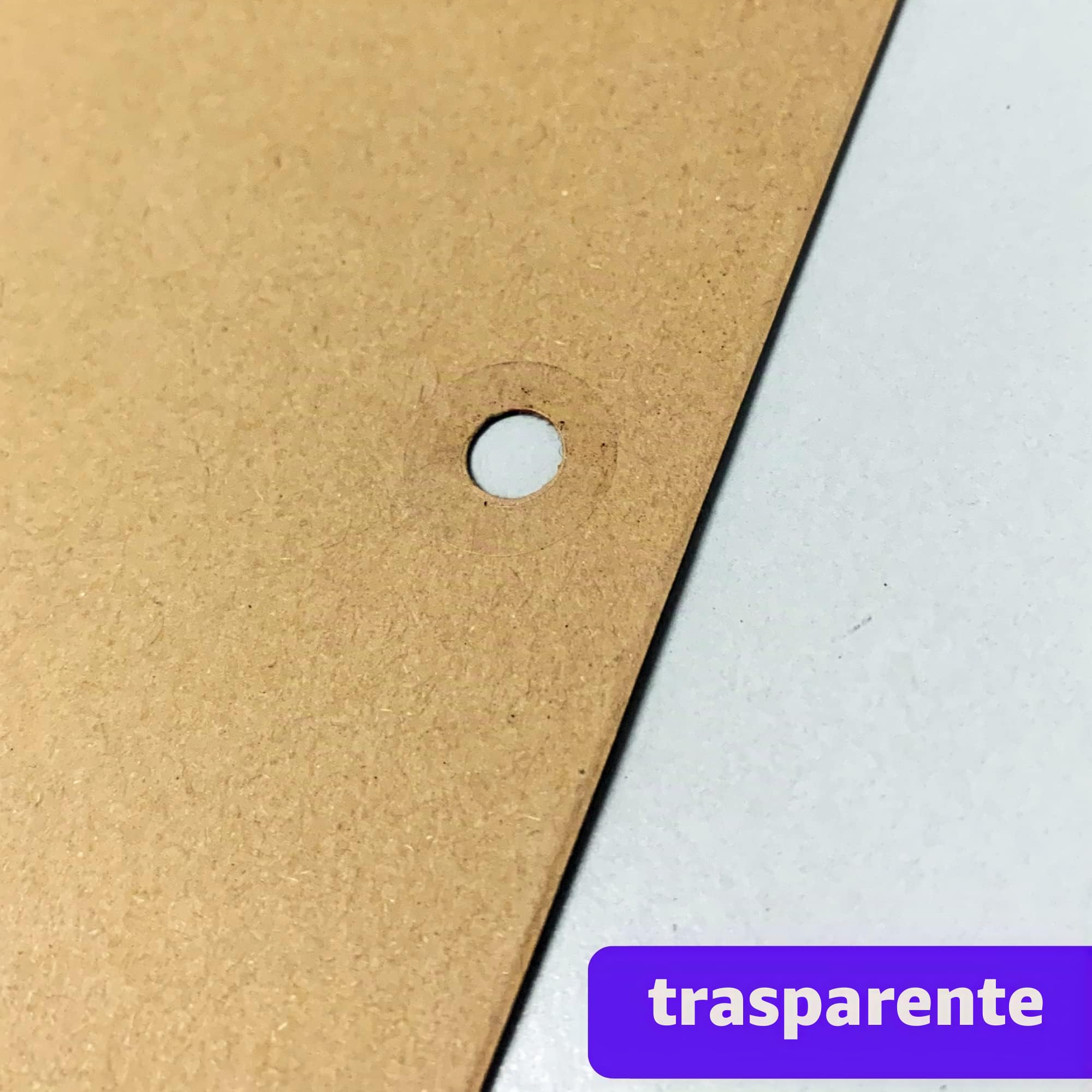 Trasparenti Salvabuchi Fogli Rinforzi 13mm 2000 Pezzi