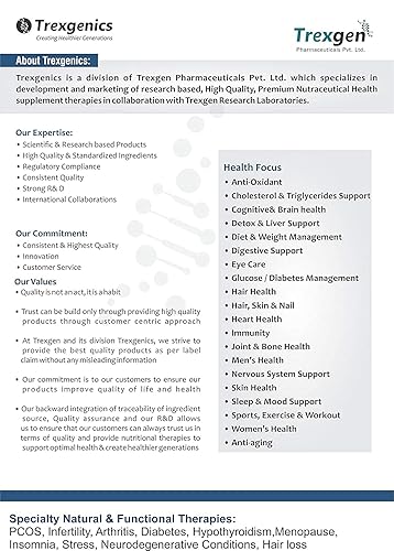 Miniatura 7 de A.K. Trexgenics HYDROPTIC Advanced Dry Eye & Eye Care Fórmula vegetariana de un día con luteína, zeaxantina, arándano, gingko, corteza de pino,