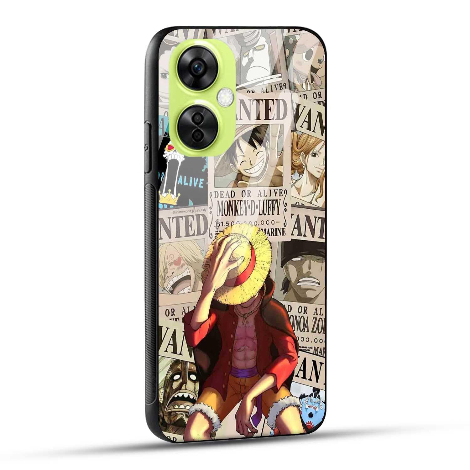 NDCOM Basic Case for ONEPLUS NORD CE 3 LITE 5G (Glass and Black Silicone_Multi-Coloured)