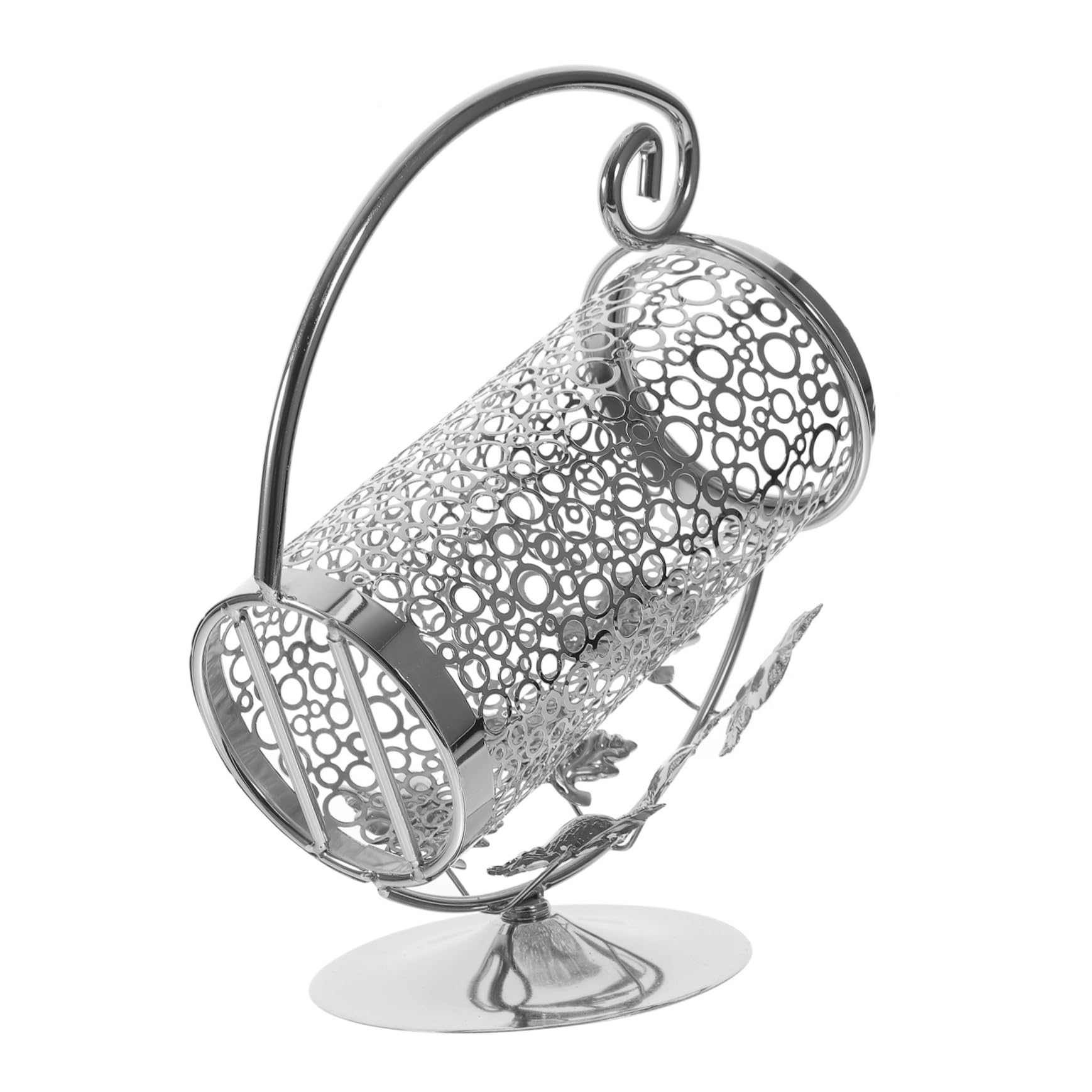 STOBAZA Metal Wine Bottle Holder Stand Elegant Wine Display Rack for Parties and Home Decor Sturdy Construction for Use for Kitchen Bar and Dining Table