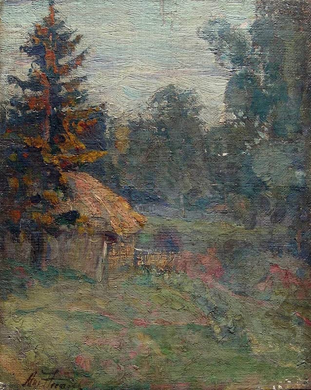 Peinture Il Bordo Della Foresta Mikhaïl Nesterov pour déco murale chambre