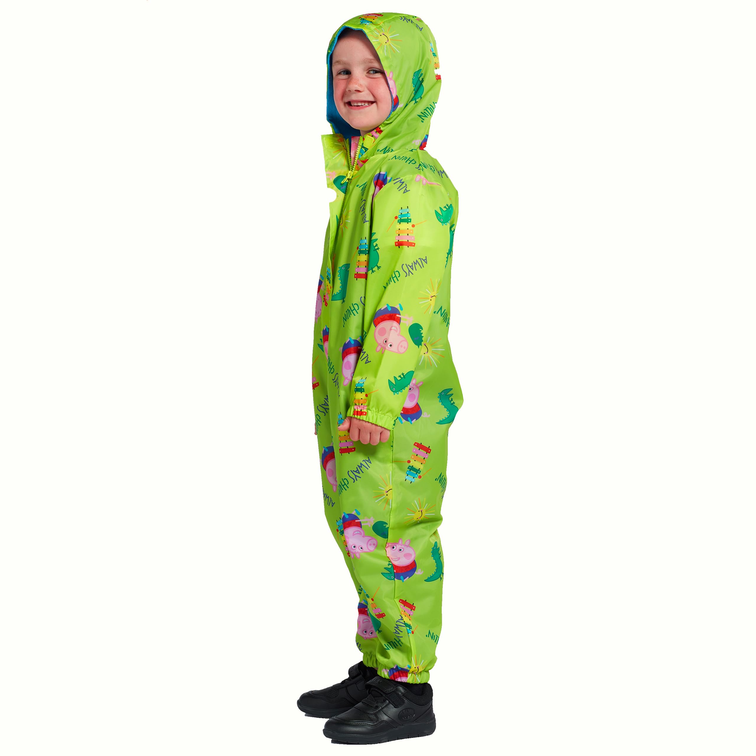 Peppa Wutz Regenanzug | George Wutz Matschanzug | Regenkleidung Kinder | Overall Für Jungs | 104