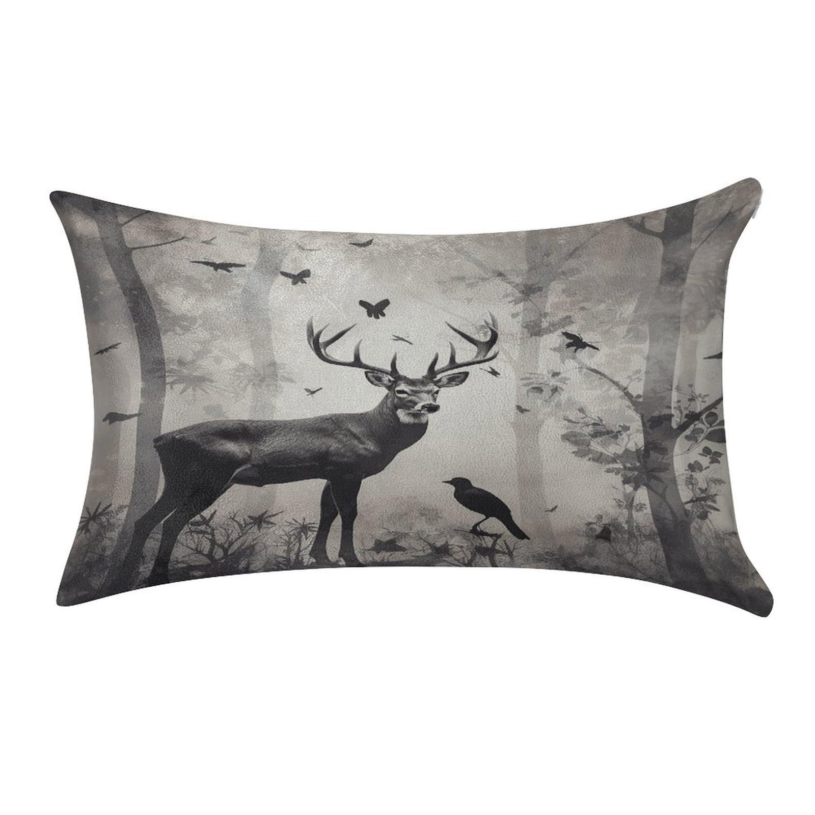 Btcowzrv Style Hunting Silhouette Of Deer Pillow Cover Pillow Case Pillowcase