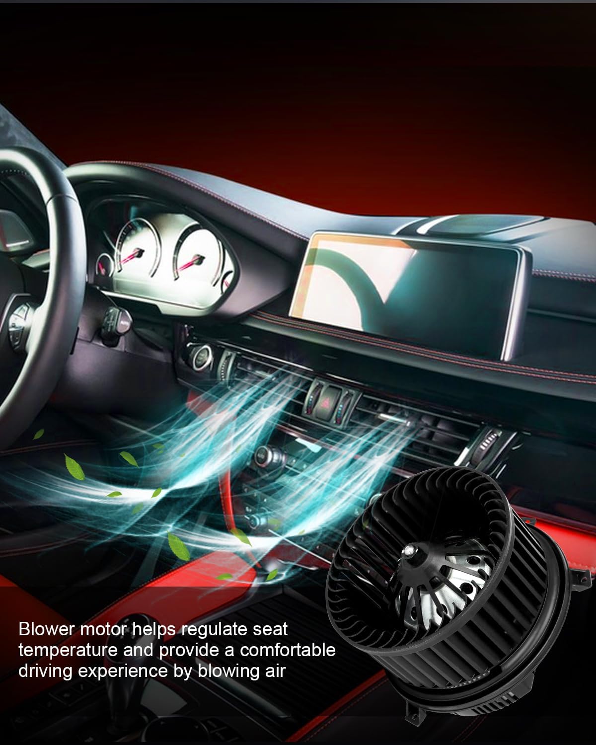 AC Heater Blower Motor Compatible for Cadillac for Escalade ESV 2015-2020 for Chevrolet for Silverado 1500 2014-2018 for Cadillac for Escalade 2015-2020