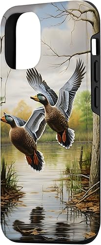 Miniatura 2 de iPhone 13 Duck Hunting  Tema de caza de cazadores y aves acuáticas, funda de patos