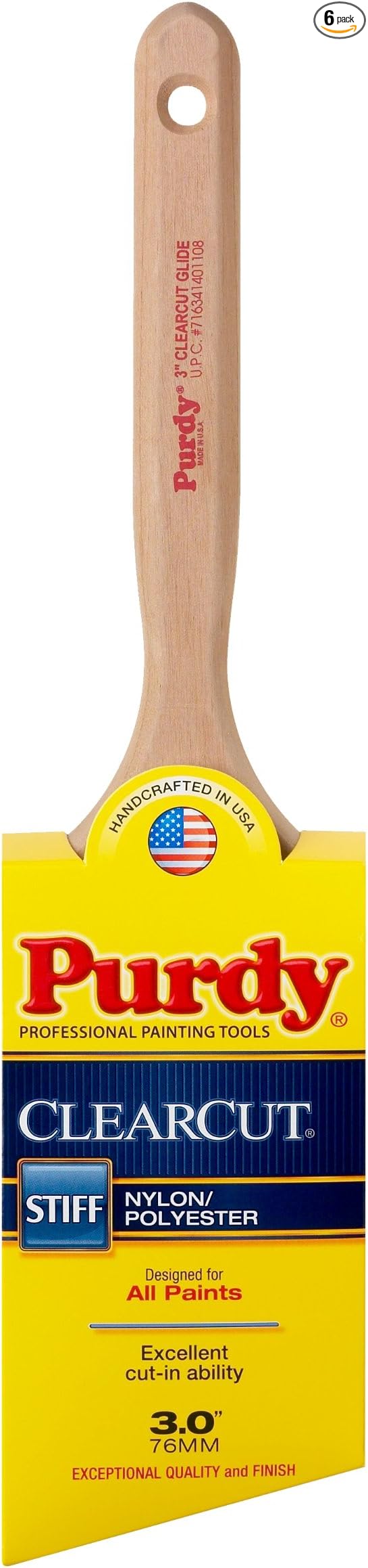 PURDY 144152130 3Inch Clear Cut Paint Brush Painting Supplies