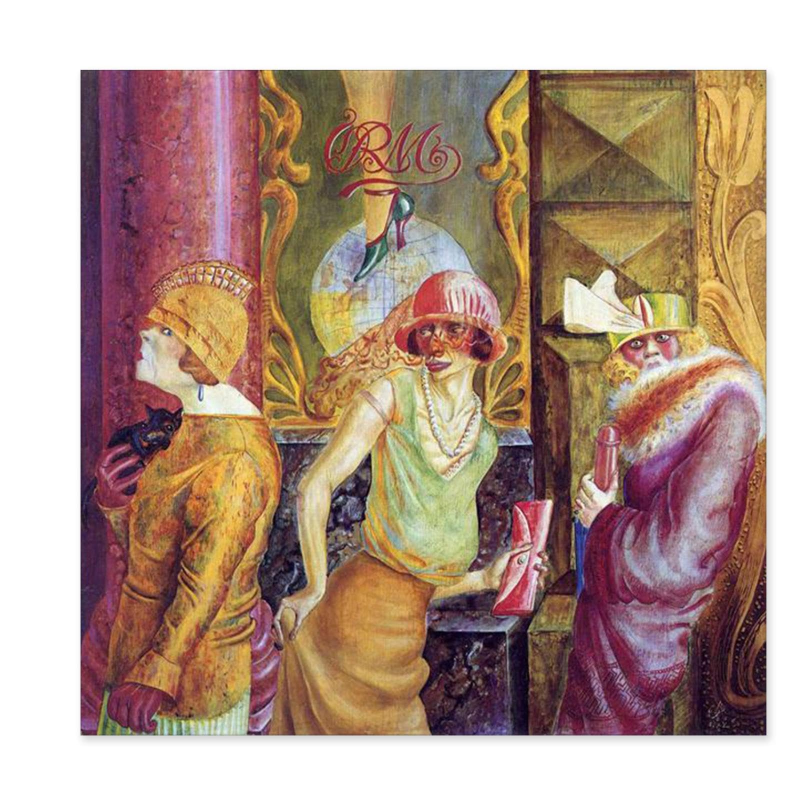 LZ6J8C9 Otto Dix Prints-Otto Dix Poster-Three Prostitutes on the Street-Abstract Expressionism Painting-Wall Painting Canvas Posters Modern Bedroom Decor 60x60cm(24x24in) Frameless