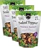 Modern Mill Protein Packed Salad Topper By Gourmet Nut - Mixed Nuts(Roasted Cashews),Dried Cranberries,Edamame,Sunflower Seeds - Gluten Free, Low Sodium, Kosher, Plant Protein Snack, 6oz. Bag (3 Pack)