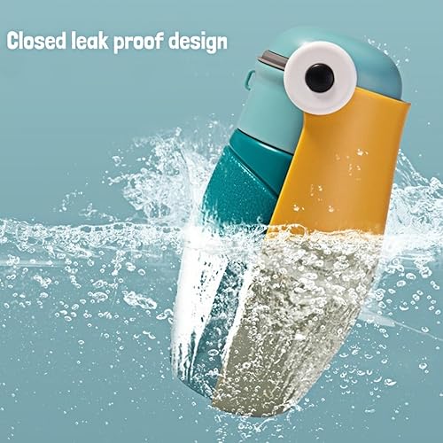 Miniatura 4 de Botella de agua portátil para perros, botella de agua plegable de viaje para cachorros, dispensador de agua a prueba de fugas, para mascotas, gatos,