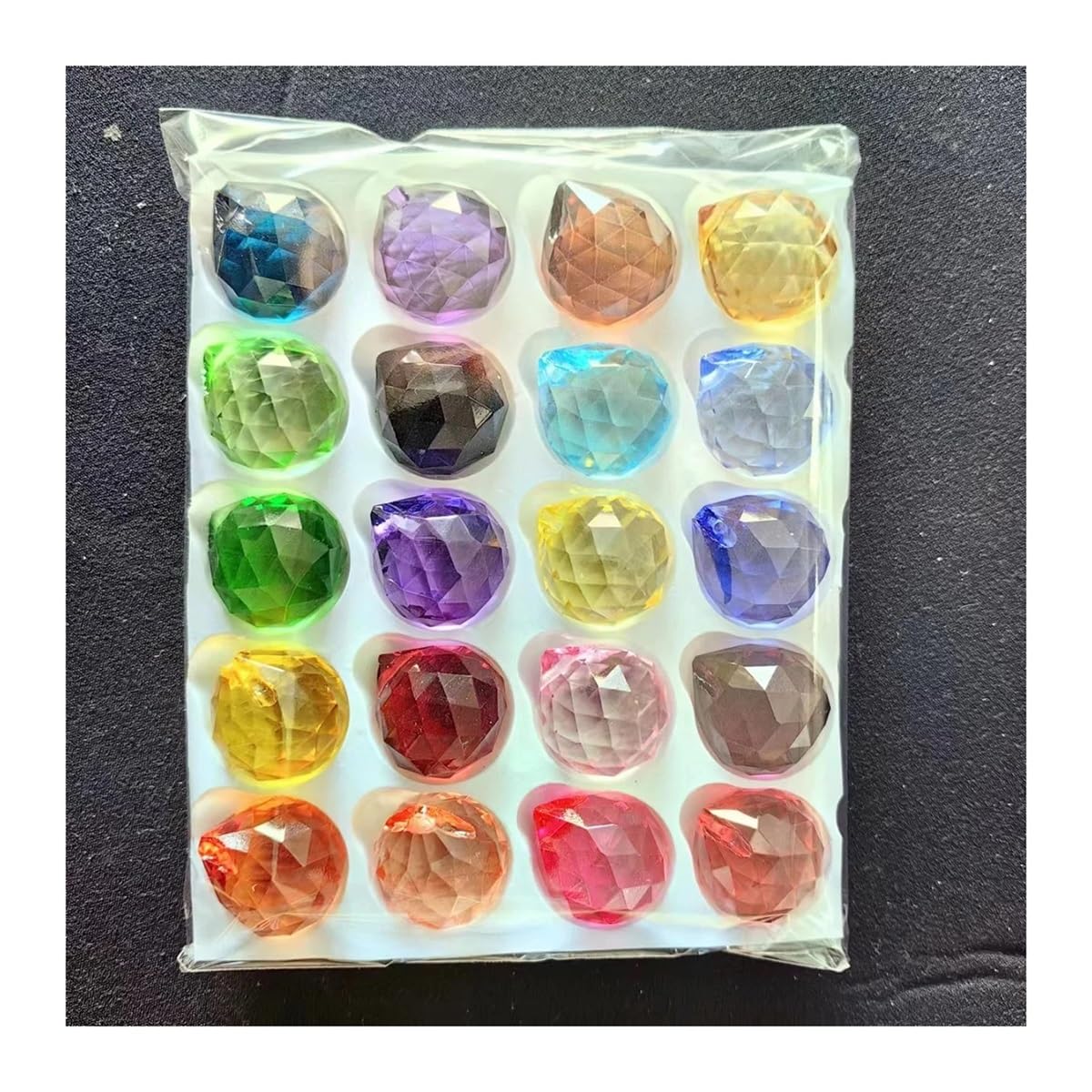 Cristal para lámpara de araña de 20mm multicolor que llena de luz y vida tu hogar