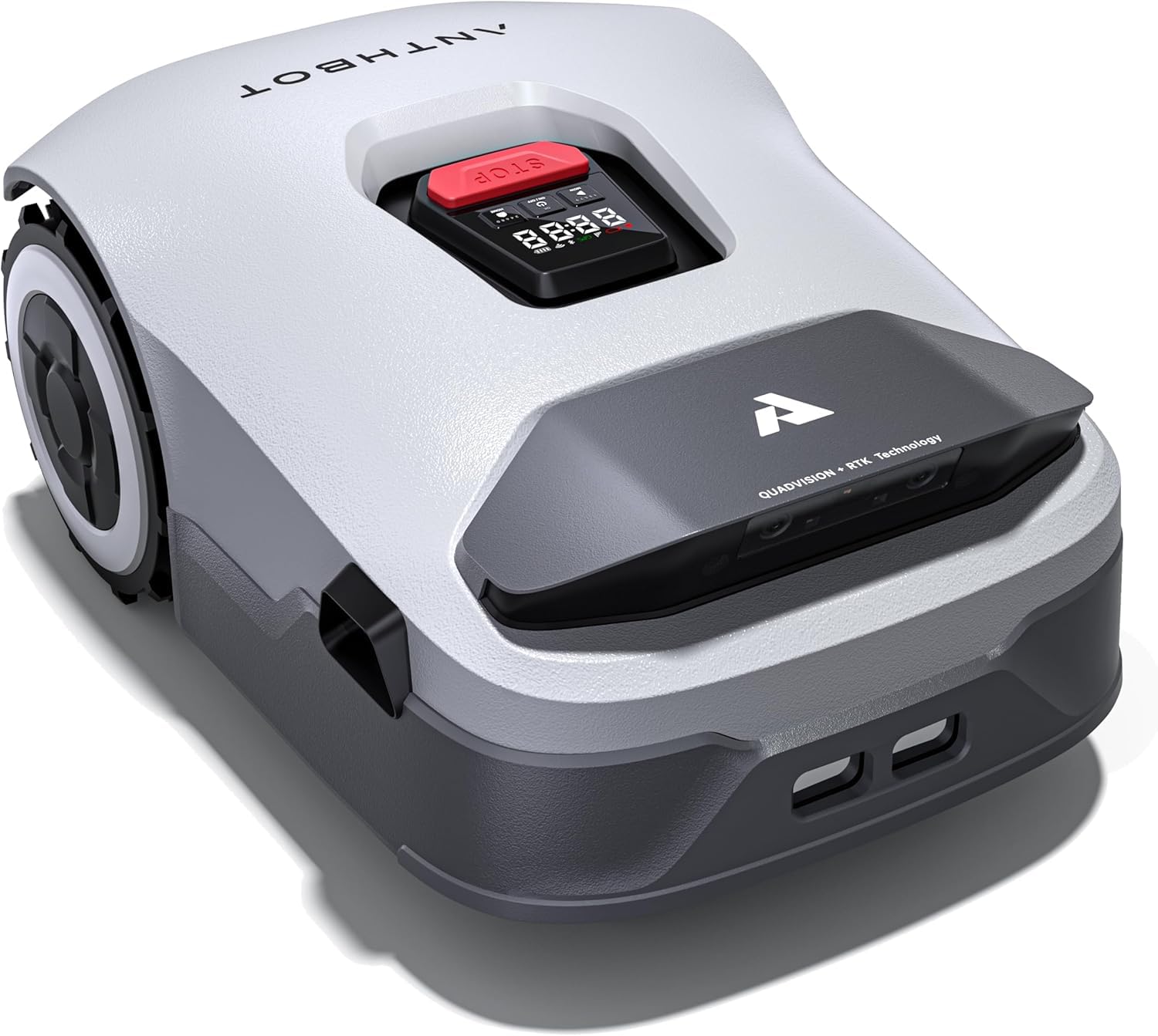 ANTHBOT Genie3000 Robot cortacésped inalámbrico Periférico-3600㎡ Full Band RTK+4 Ojos IA Vision Cortacésped Robot Césped, Cartografía Auto, 30 Multi-Zona, Evasión de Obstáculos, Carga Auto, Alarma