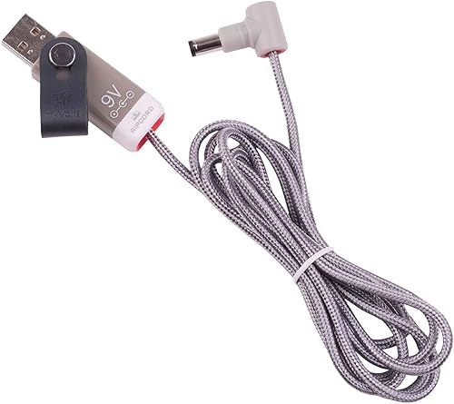 myVolts Ripcord USB to 9V DC Power Cable Compatible with The Danelectro Wasabi Distortion Effects Pedal